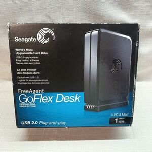 Seagate FreeAgent GoFlex Desk 2TB Desktop External HDD USB 2.0 PC Mac Backup